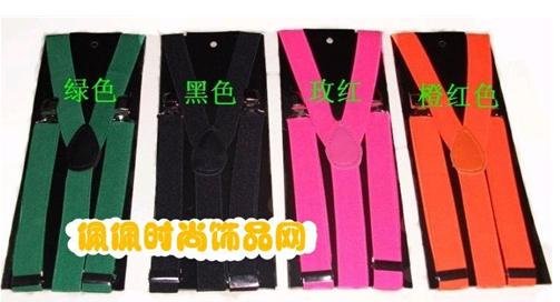 Multi-colour printing elastic aglet straps suspenders,Women's printed width 2.5CM Clip on Braces Elastic Y-back Suspenders