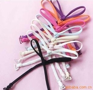 Multicolour halter-neck shoulder strap bra shoulder strap