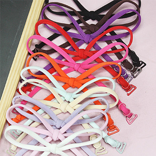 Multicolour halter-neck shoulder strap underwear shoulder strap all-match candy color pectoral girdle bra belt female 10