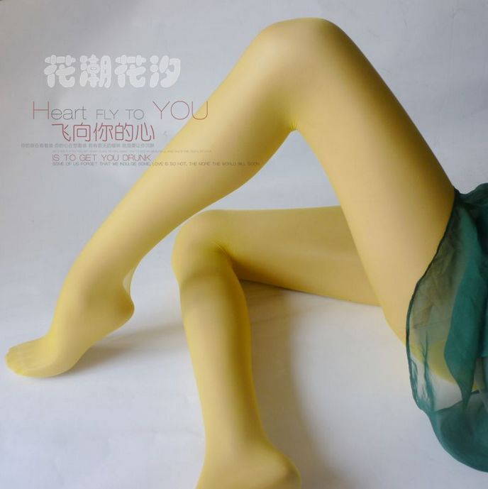 multicolour ultra-thin transparent tiptoe  pantyhose  tight free shipping