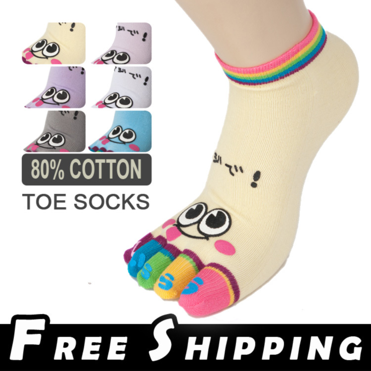 Multifuns Free Shipping 6 Pairs cute bear Color Random Cotton Women's flat Socks wholesales drop shipping