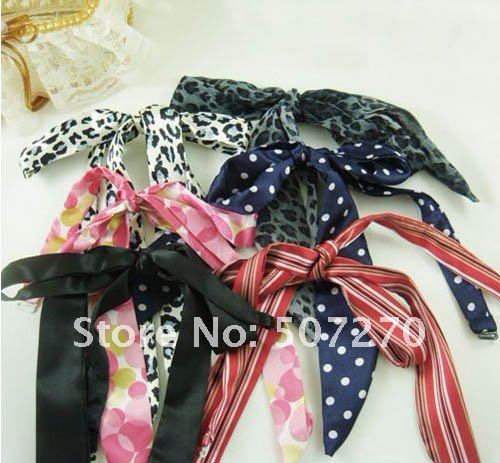 Multiply color Exotic Sexy Chiffon Bowknot Women Hanging neck Strapes For Bra Ladies Gallus Accept Mix colors  - B001