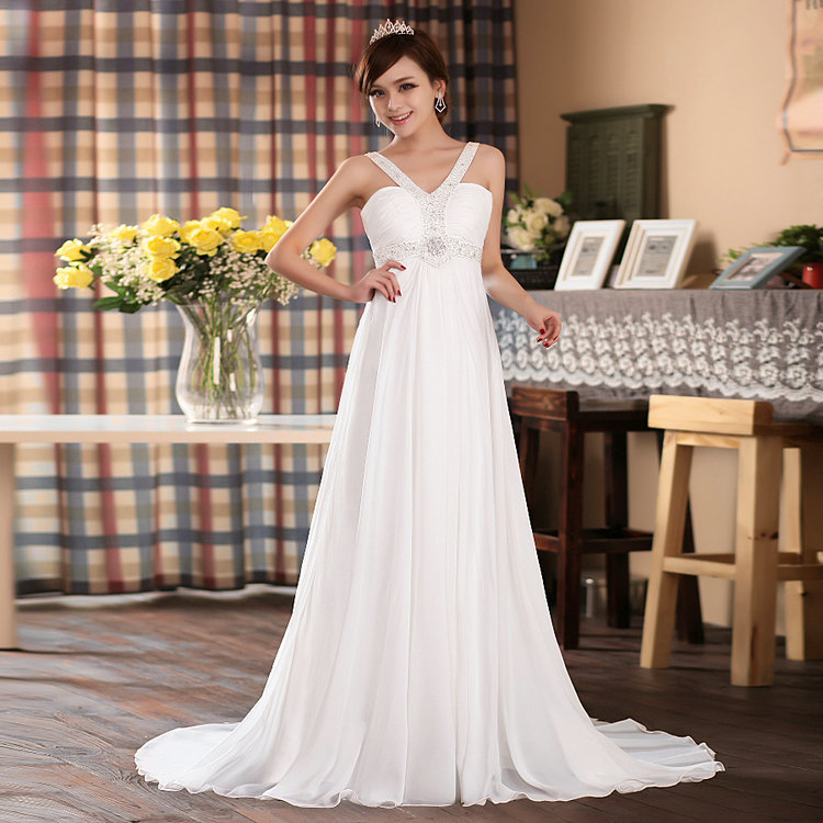 Must good clothes Bride Gown New 2013long section  gown female dinner Sexy fashion personality noble wedding dress free shipping