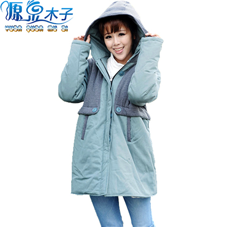 Muzi  clothing thickening  cotton-padded jacket  cotton-padded jacket outerwear plus size  free shipping