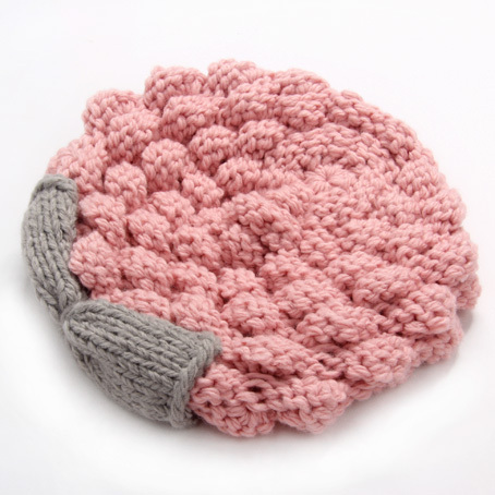 Mx06 autumn and winter small thermal wool ball cap pineapple beret knitted hat women's knitting wool cap