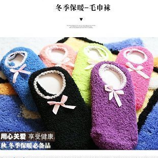 MX111 Free shipping Autumn and winter thick warm socks warm socks home floor sock slippers 12pcs lowest price !