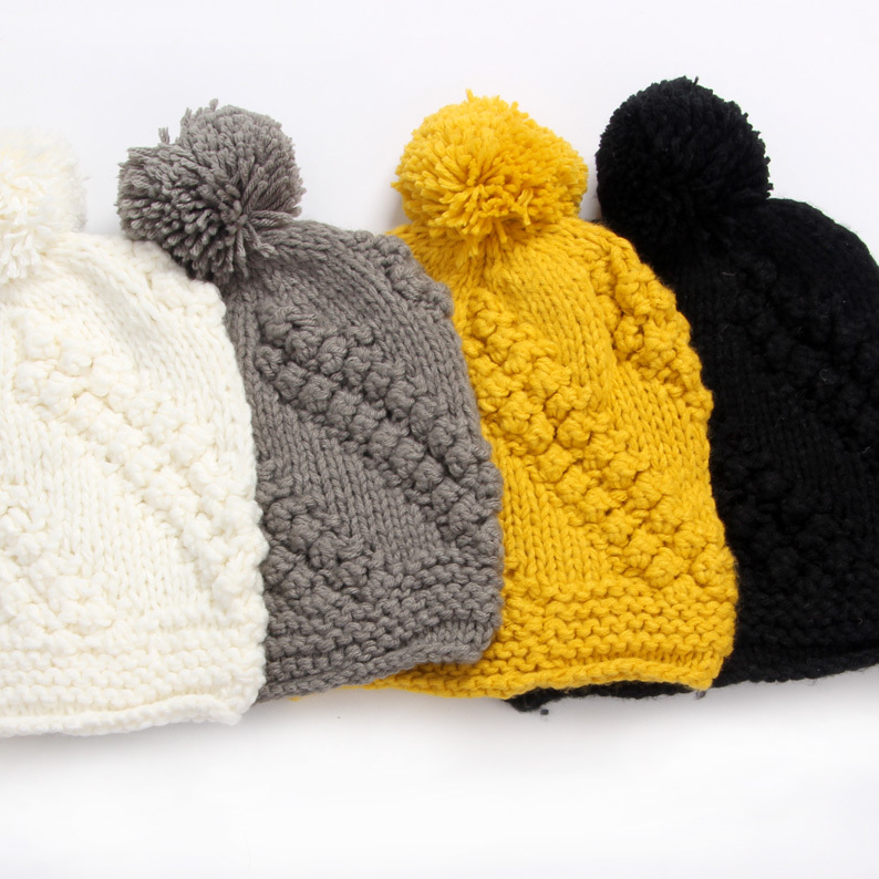 Mx15 women's fashion thermal sphere hat corn knitted hat knitted hat