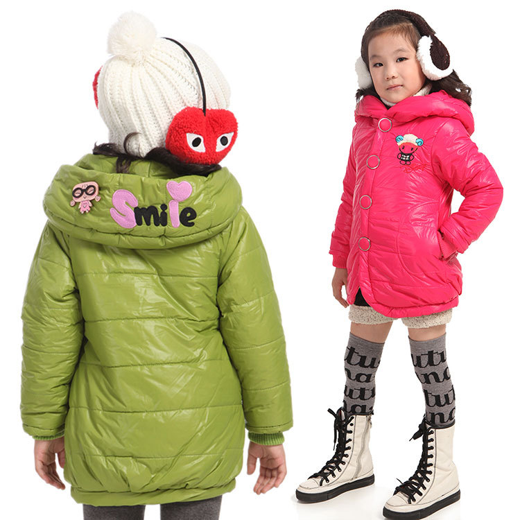 My . 2012 winter children's clothing sheep cap wadded jacket baby cotton-padded jacket female child cotton-padded jacket