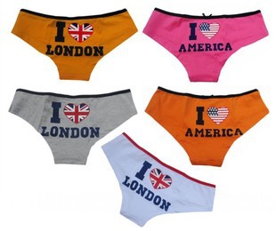 N028  Free shipping 2013 NEW BRAND VS 100% cotton women's underwear sexy panties high quality wholesale