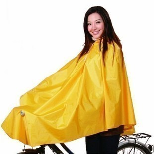 N120 bicycle raincoat poncho thickening plus size belt neon strip raincoat poncho