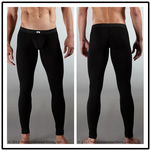 N2 n male underwear 100% cotton thin warm pants trousers long johns jeans basic underpants