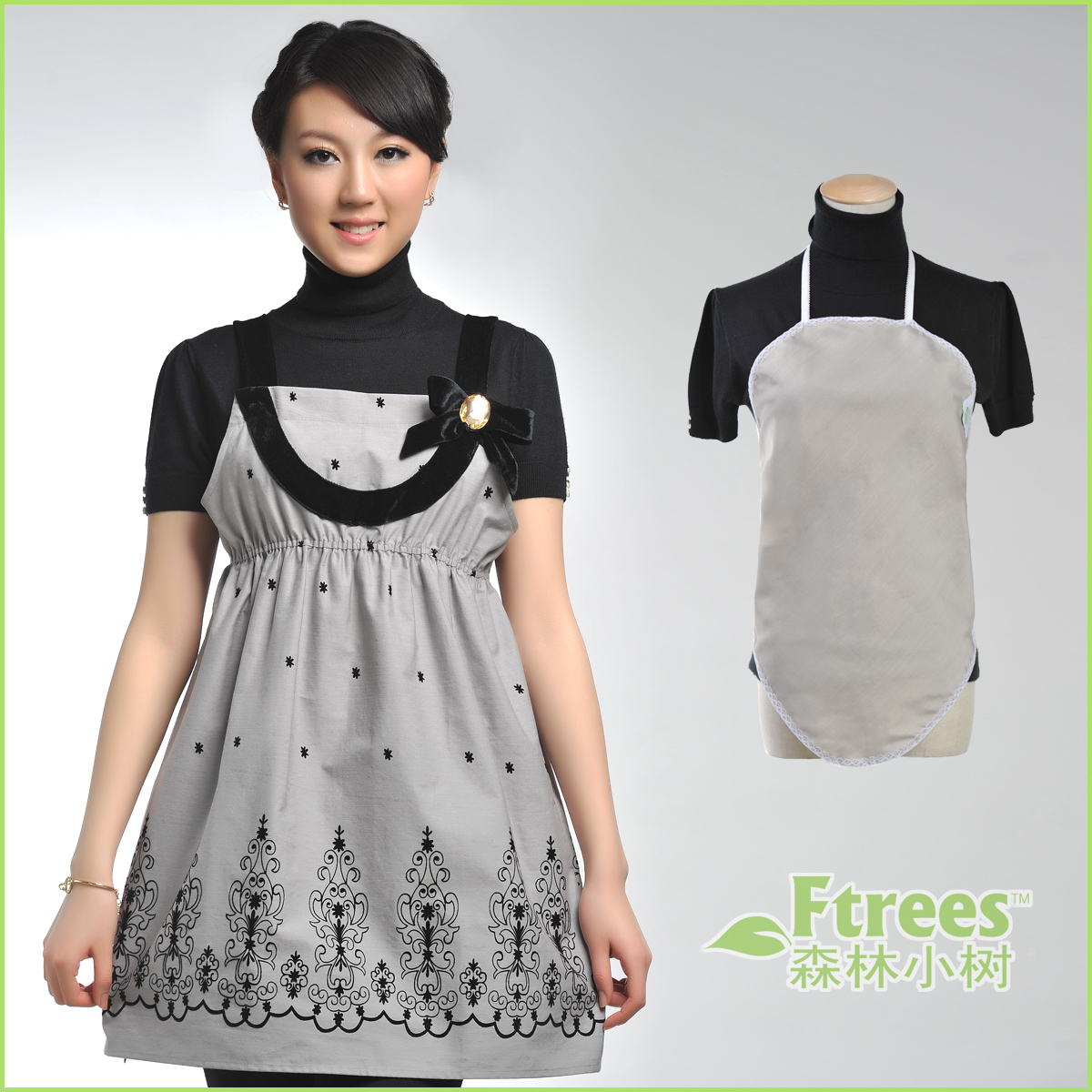 Nano silver fiber double radiation-resistant maternity clothing maternity radiation-resistant cl4 m