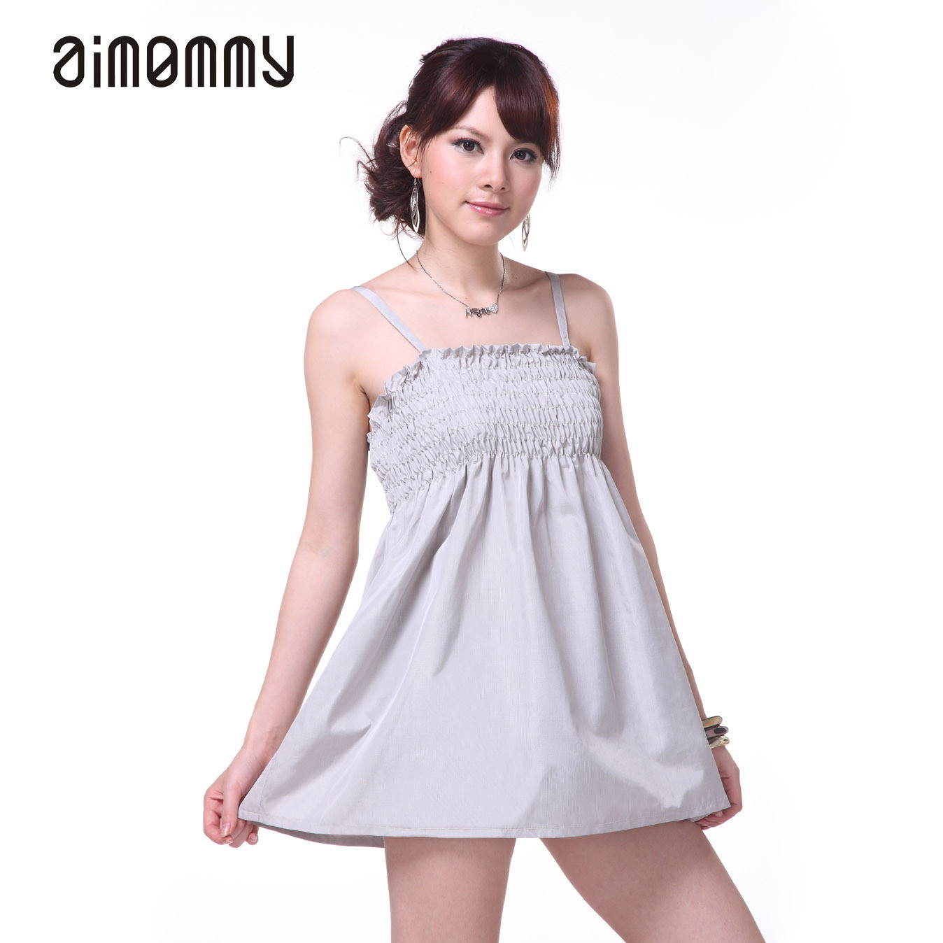 Nano silver radiation-resistant maternity clothing radiation-resistant spaghetti strap radiation-resistant