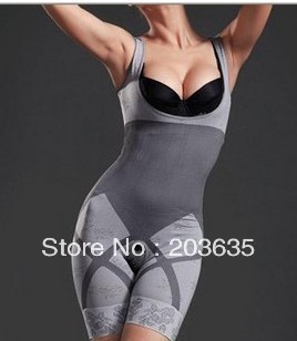 Natural bamboo charcoal magic clothes shaper shapewear beauty care clothing one piece slimming clothes body shaping underwear