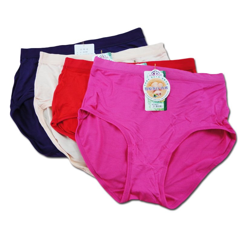 Natural bamboo fibre mid waist high waist panties Antibacterial underwears health briefs 80011