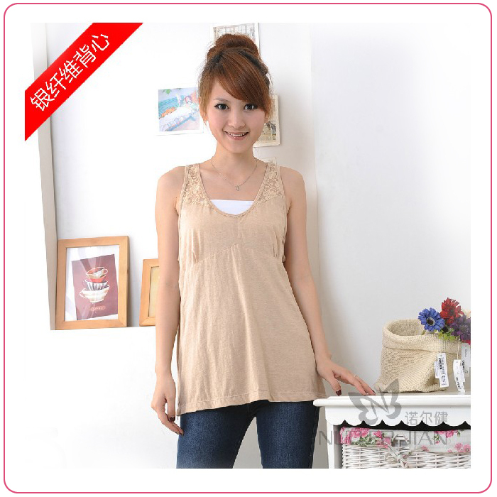 Natural silver fiber radiation-resistant vest radiation-resistant maternity clothing 3201