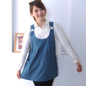 Natural silver fiber shoulder strap tokon maternity radiation-resistant vest 3306