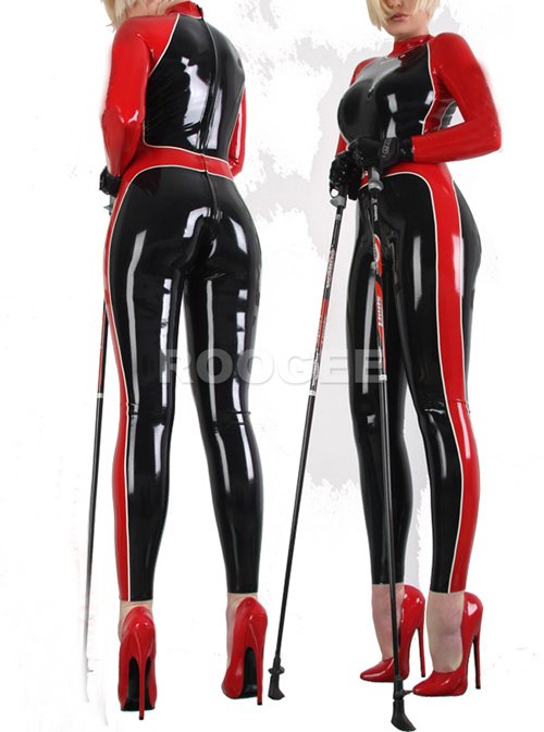 Nature Latex Catsuits for women