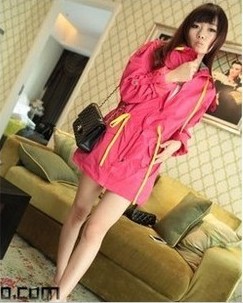 Net 2013 spring new arrival autumn waterproof windproof handsome candy chromophous trench