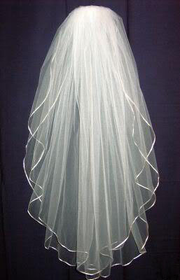 New 2T White Bride Bridesmaid Wedding dress Accessories Veil + comb