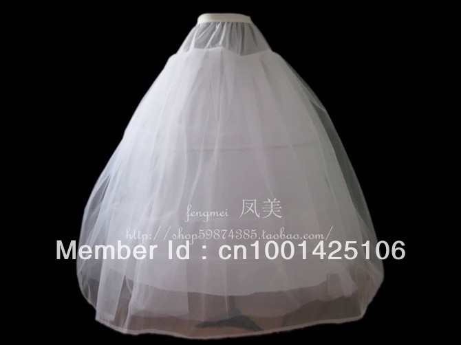 New 3-Hoop 2 Layers Wedding Dress Petticoat Good Price And Quality