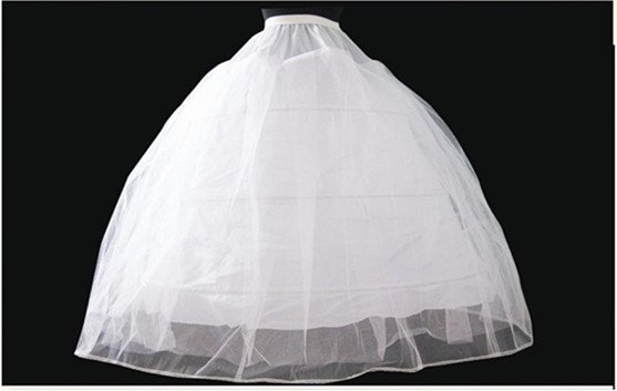 New 3 Hoop Petticoat BRIDAL PETTICOAT 2 Layers Tulle CRINOLINE Free Shipping H