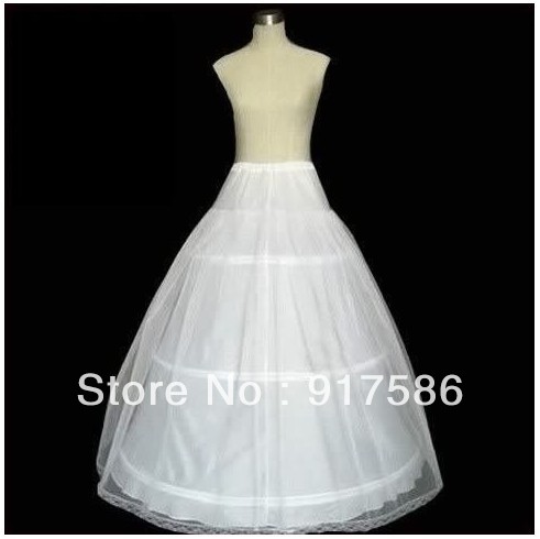 NEW 3-Hoop Tulle Wedding Gown Bridal Petticoat Crinoline