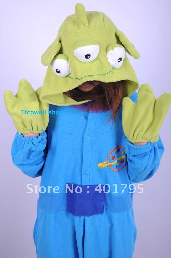 New Adult Sangan Monster Cartoon Pajamas Sleepsuit Onesie Sleepwear Unisex