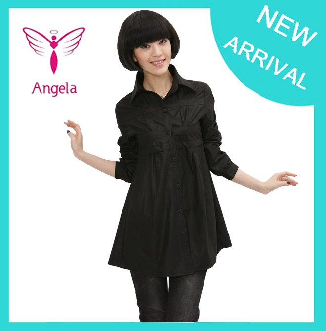 New Arrival 1 pc/lot Women's Fashion Blouses Turn-down Collar Cotton Shirt WSH-006