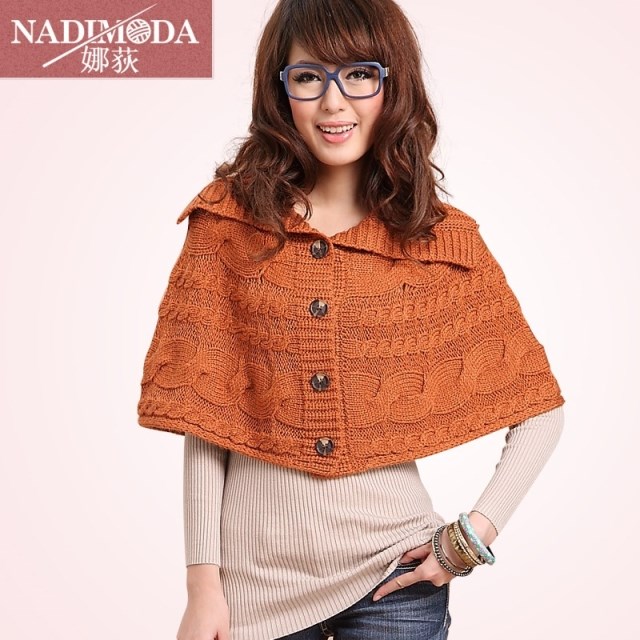 New arrival 2012 women's turtleneck ecgii cape a503