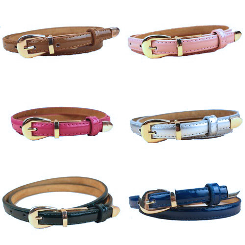 New arrival 2013 cowhide bottom japanned leather candy color strap all-match belt female casual strap