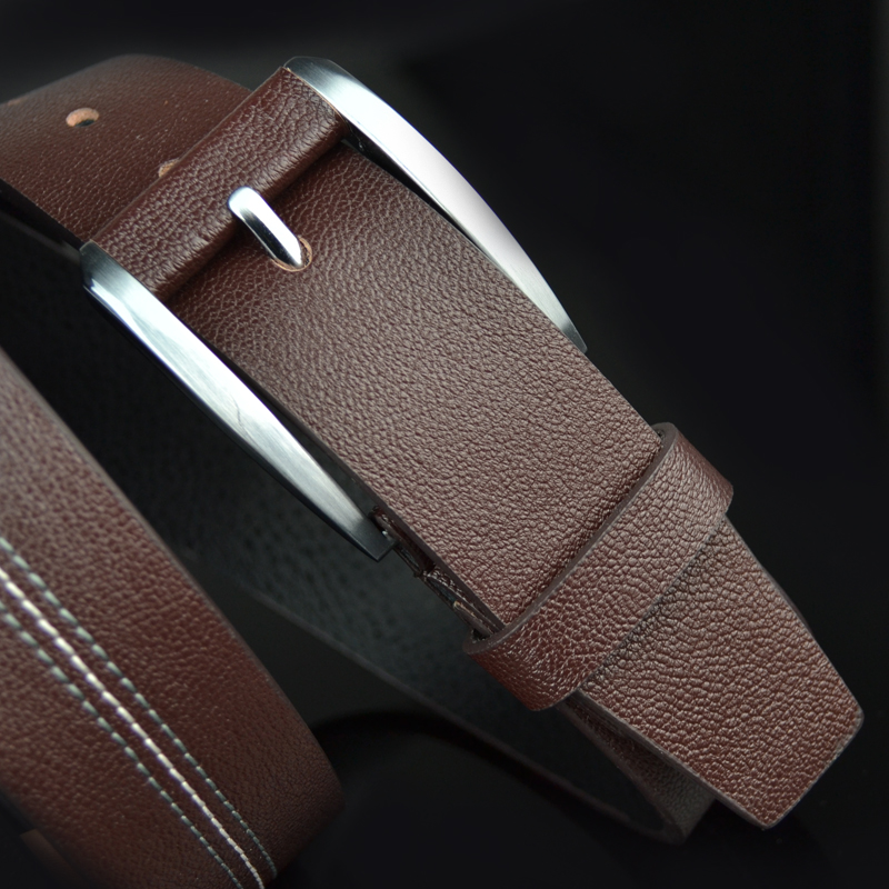New arrival 2013 strap genuine leather male pin buckle male strap genuine leather casual all-match belt male