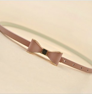 New Arrival Adult Women Decorative Belts Women's Cute Candy color PU leather Thin Belt Free shipping