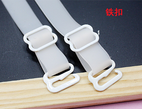 New arrival advanced slip-resistant 1cm silica gel shoulder strap double-shoulder underwear belt metal hook