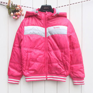 New arrival autumn and winter children's clothing BALABALA female child wadded jacket top outerwear child wadded jacket