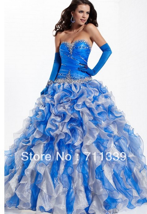 New arrival ball gown quinceanera dresses sweetheart organza beaded wedding bridal gowns 3270