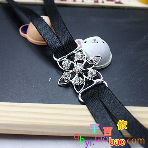 New arrival bling rhinestone metal flower back cross underwear with pectoral girdle underwear shoulder strap
