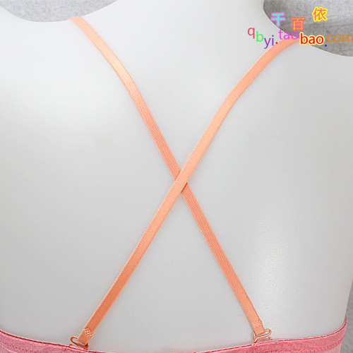 New arrival candy color solid color all-match fresh summer back cross shoulder strap underwear belt pectoral girdle