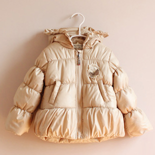 New arrival children's clothing 2012 winter child boy cotton-padded jacket female child baby cotton-padded jacket wadded jacket