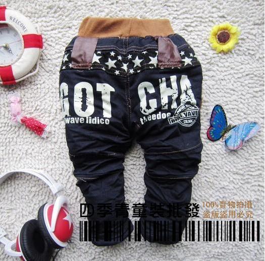 New arrival children STAR JEANS pants trousers 1-4years 100%COTTON CUTE Best gifts
