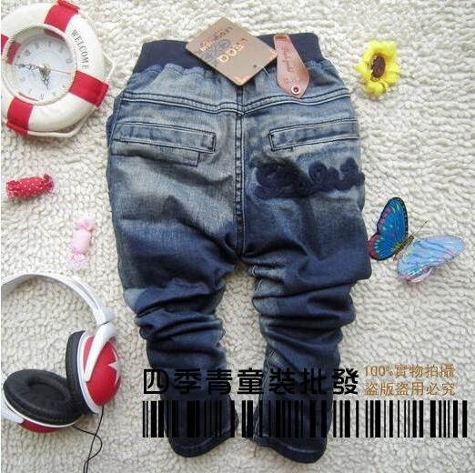 New arrival Color-changing children JEANS pants trousers 4-9years 100%COTTON Cute Best gifts