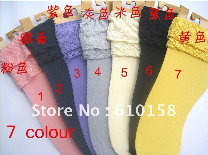New Arrival Colorful cotton vintage Lace stocks half stockings fashion socks Women sexy candy piles of socks 80pcs/lot