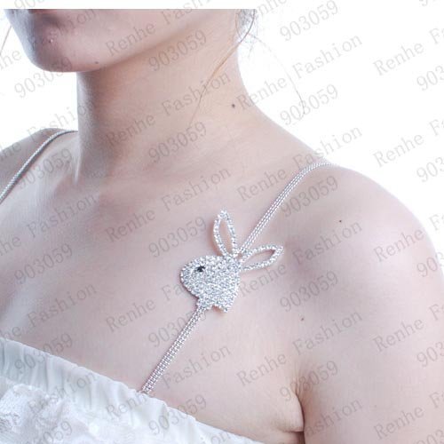 New arrival! crystal rabbit bra strap shoulder strap mixed order accept free shipping wholesale/retailer