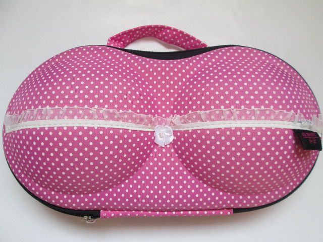 New arrival fashion EVA travel bra bag with zipper,underwear storage,your sweet necessary and best gift
