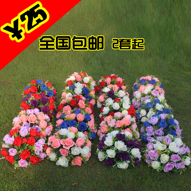 New arrival flower finished products silk flower rose wedding props decoration flower