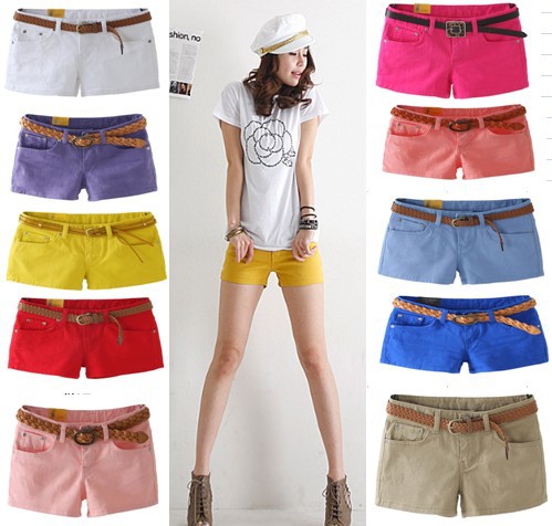New arrival ! free shipping ! fashion Colorful Candy Pencil short Pant/Hot Pant