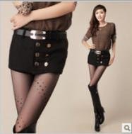 New arrival Free shipping Wholesale Korean 2012 new arrival fashion Double breasted poncho shorts women pants with belt