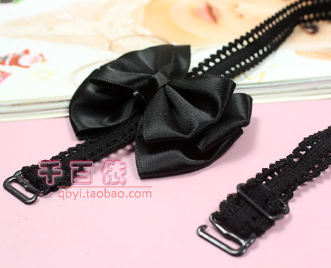 New arrival gentlewomen sweet three-dimensional silks and satins bow formal dress halter-neck shoulder strap pectoral girdle