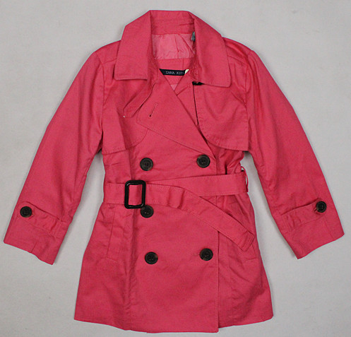 new arrival girl trench coat spring and autumn baby clothing children clothes top quality 2colors 2y-14y