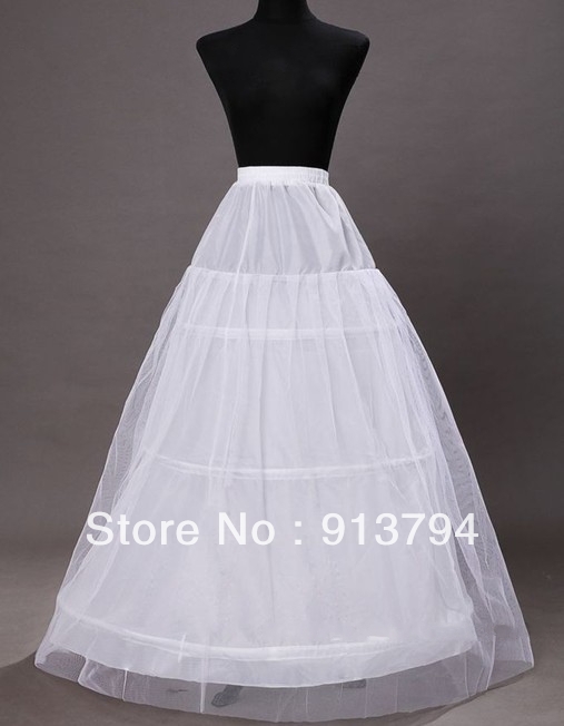 New Arrival Good Quality 3 Hoop 1T In Stock Wedding Petticoat PT-06